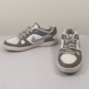 Nike Force Gray & White  Low Top Sneakers 10